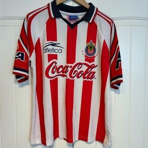 Vintage Chivas Guadalajara Jersey Soccer Size L